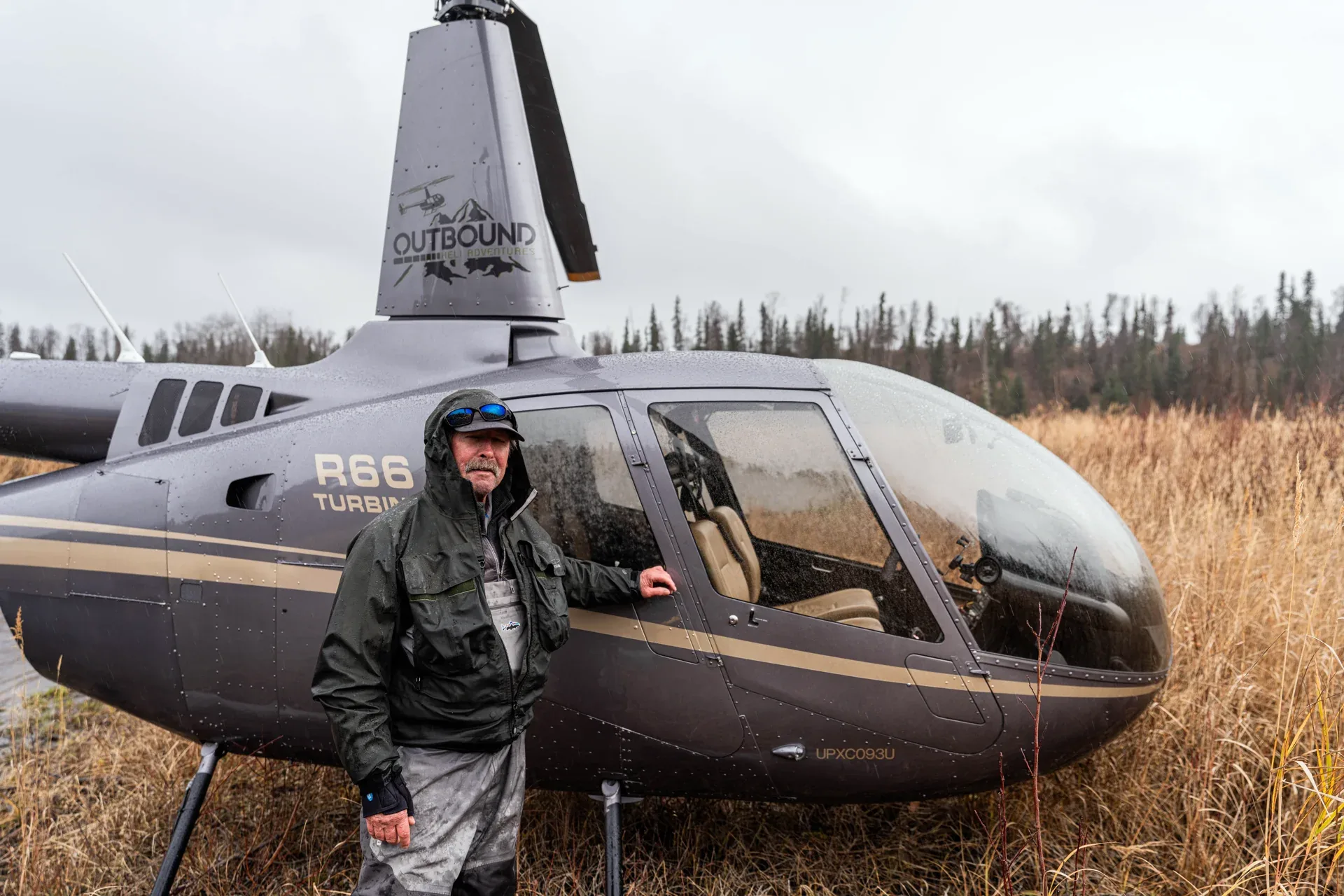 Wider Kenai run with an angler mid-drift on a steelhead morning